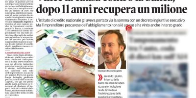 UN’ ALTRA VITTORIA IMPORTANTE IN CASSAZIONE PER LO STUDIO DELL’AVVOCATO ARGENTO.