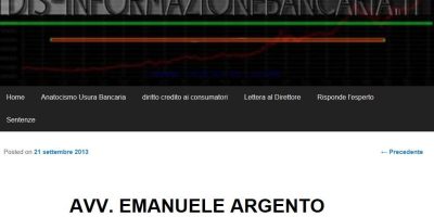 Su disinformazionebancaria.it 21-09-2013
